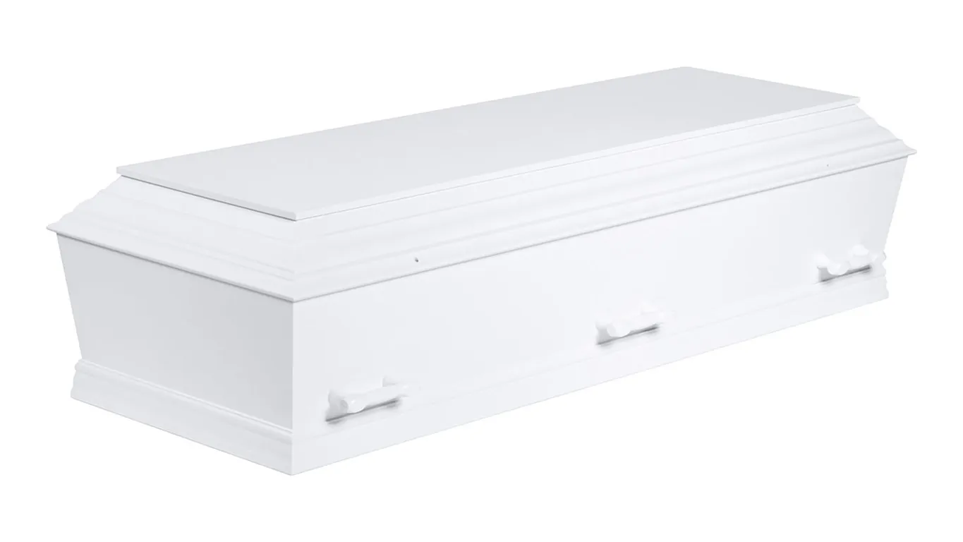 Hvid kiste i XL eller XXL størrelse